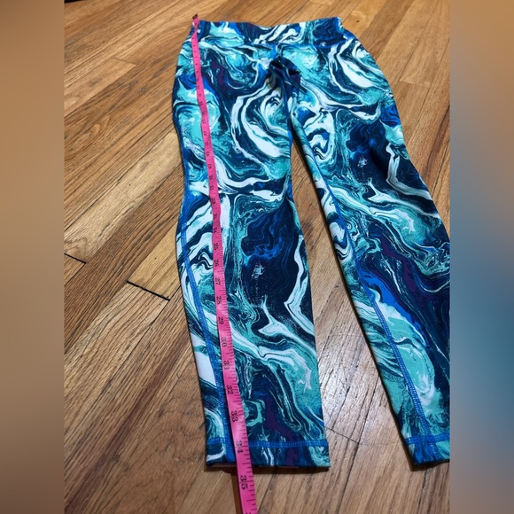 Patagonia Women Centered Leggings Tights Blue Sz S - Picture 6 of 7